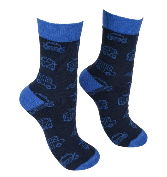 Ponožky BENNON BENNONKY Car Socks blue1