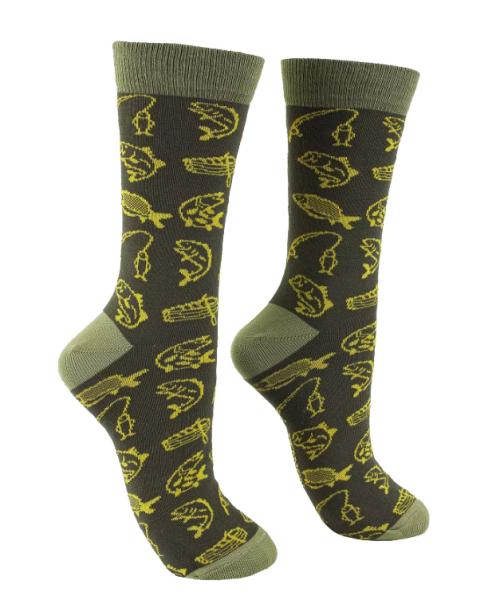  Ponožky BENNON BENNONKY Fish Socks green1