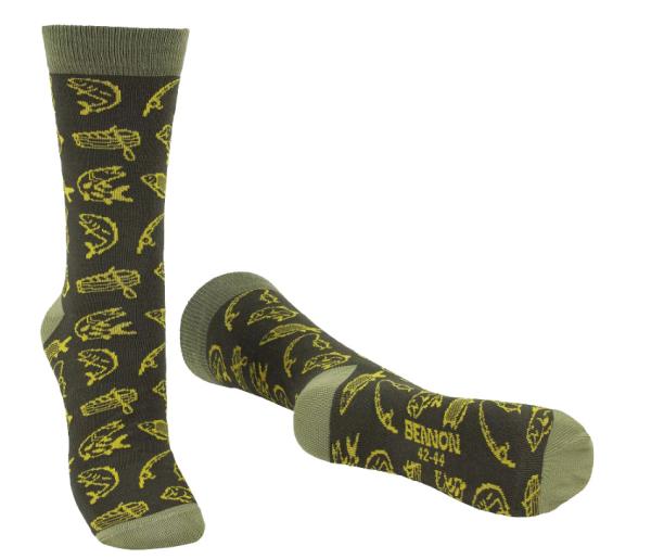  Ponožky BENNON BENNONKY Fish Socks green0
