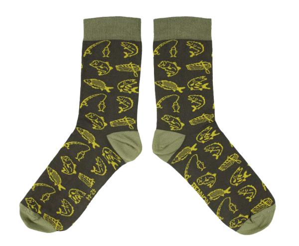  Ponožky BENNON BENNONKY Fish Socks green3