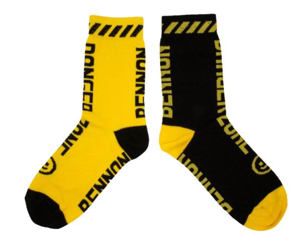 BENNON BENNONKY Black/Yellow Socks4