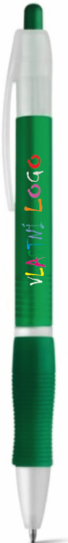 Kuličkové pero s protikluzovým gripem SLIM BK s vlastním potiskem9
