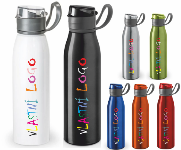 Hliníková sportovní láhev KORVER s vlastním potiskem1