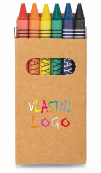 Sada 6 voskovek EAGLE s vlastním potiskem0