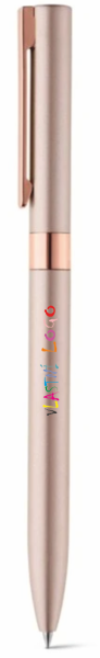 Hliníkové kuličkové pero CLARE s potiskem3