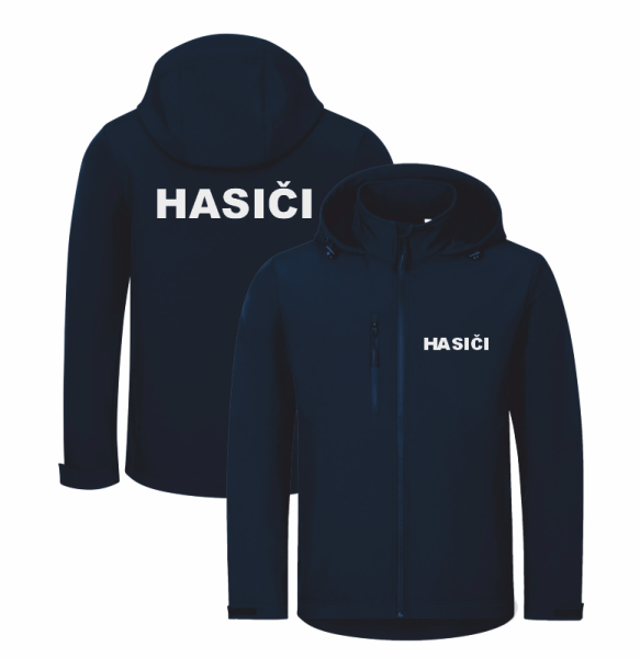 Tmavě modrá softshellová bunda pro hasiče3