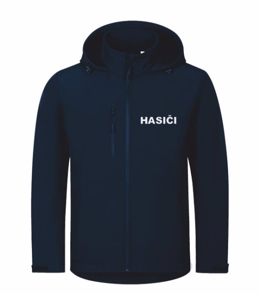 Tmavě modrá softshellová bunda pro hasiče2