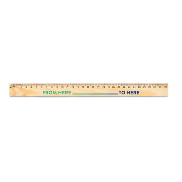 STRICKER Pravítko z borovicového dřeva WESLEY 30 cm2