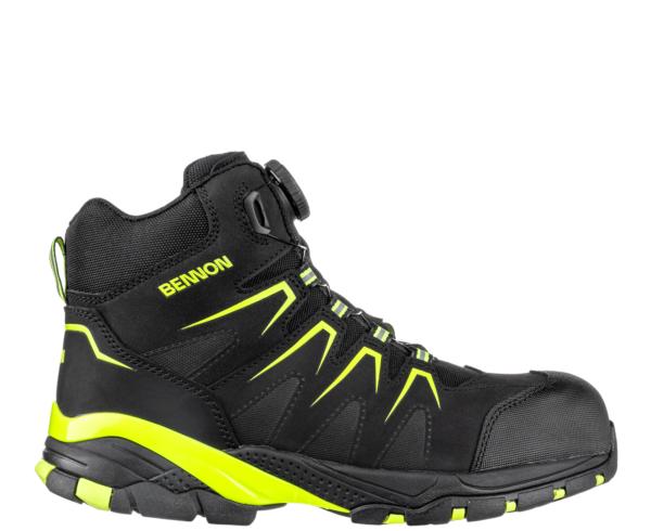 BENNON Bezpečnostní kotníková obuv ORLANDO XTR S7S B-SPIN HI-VIS High1