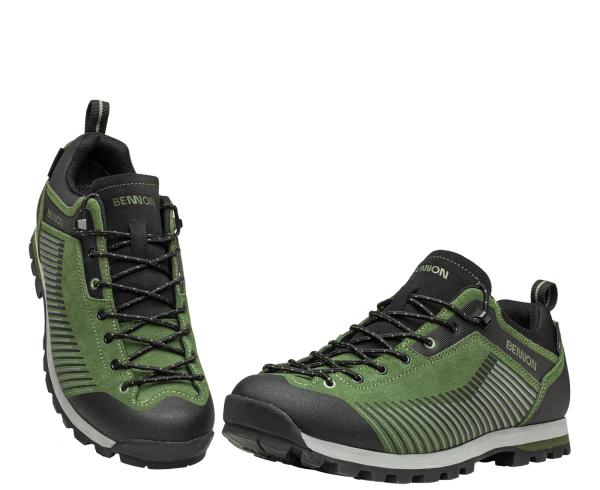 BENNON Lehká volnočasová polobotka PEAK Khaki Low6