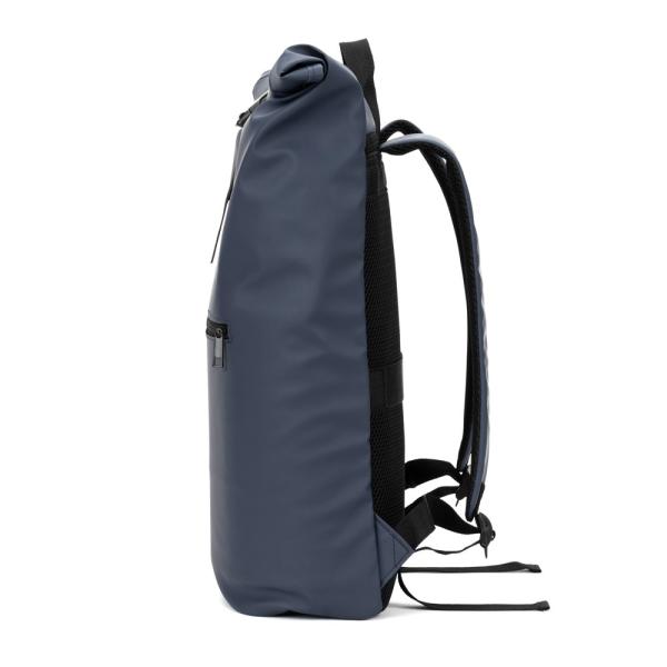 STRICKER Batoh s Roll Top z PU s kapsou na 16" notebook PORTLAND11
