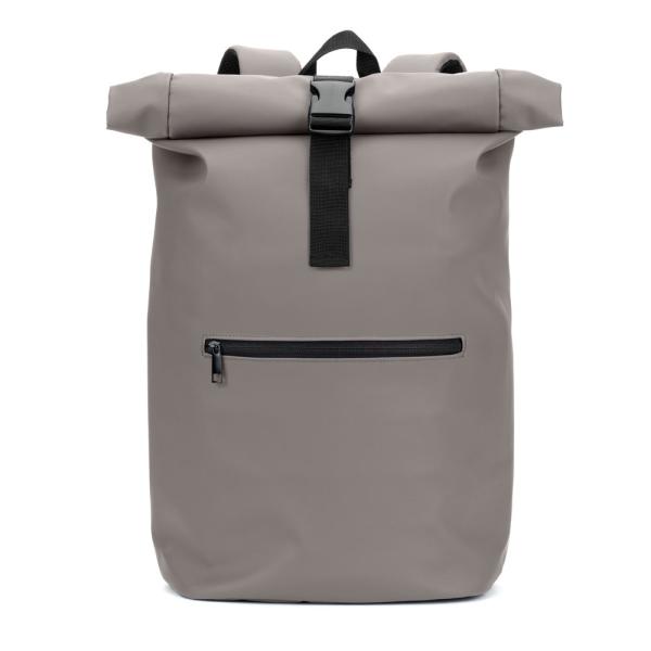 STRICKER Batoh s Roll Top z PU s kapsou na 16" notebook PORTLAND15