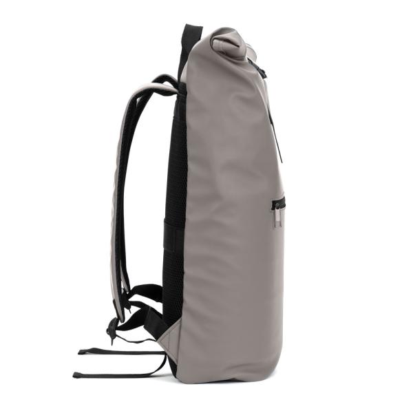 STRICKER Batoh s Roll Top z PU s kapsou na 16" notebook PORTLAND16