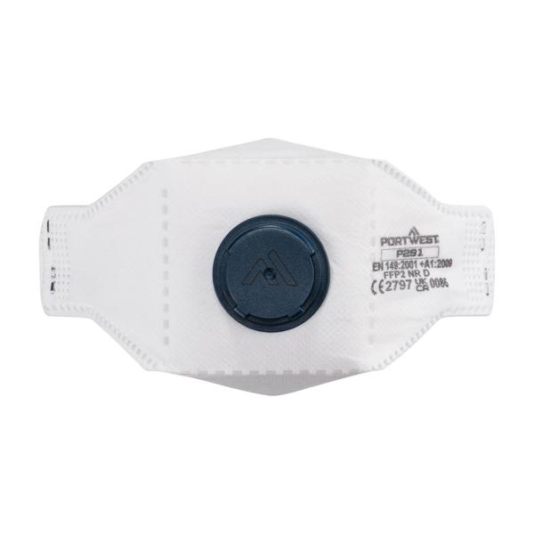 Skládací plochý respirátor EAGLE FFP2 Dolomit s ventilkem (balení 10 ks)1