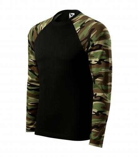 Maskáčové tričko unisex CAMOUFLAGE LS3