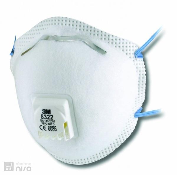 respirátor 3M 8322 FFP2 0