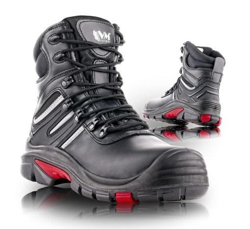 Celokožená poloholeňová bezpečnostní obuv Houston0