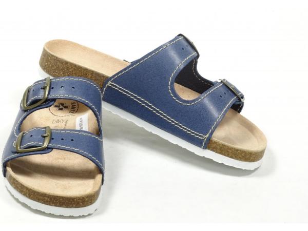 Zdravotní pantofle  modrý1