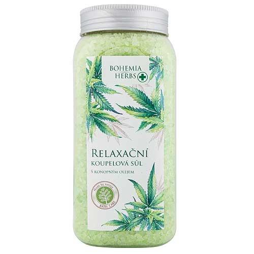 Konopná koupelová sůl 900 g 0