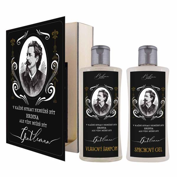 Kosmetický balíček kniha pro gentlemana – gel 250 ml a šampon 250 ml