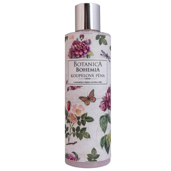 
Botanica Bohemia krémová koupelová pěna 250 ml – šípky a růže0