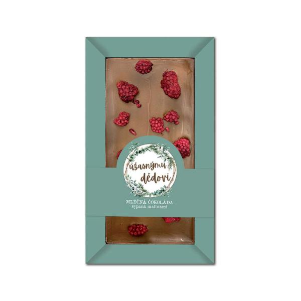 Ručně vyráběná sypaná čokoláda 80 g – úžasnému dědovi0