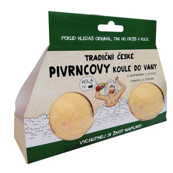 Pivrnec pěnivá koule do koupele – sada 2×100 g0