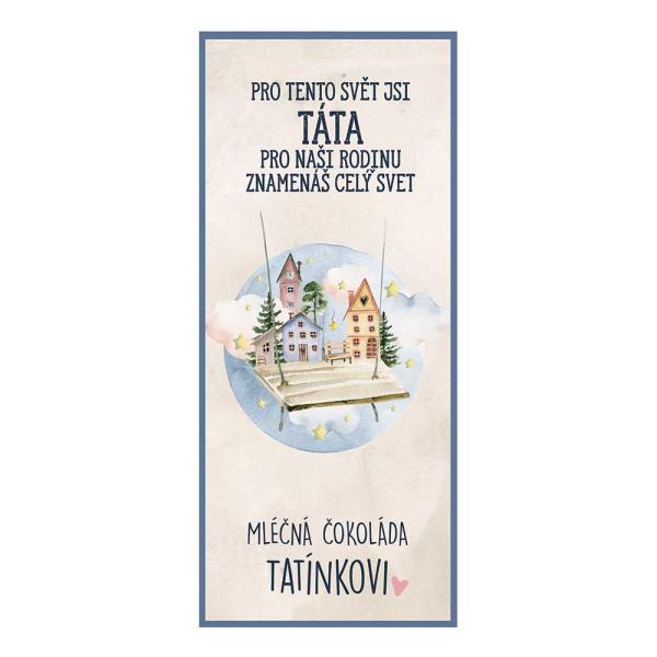 Dárková mléčná čokoláda 100 g – Táta0