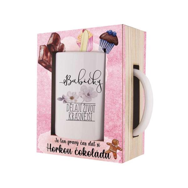 Keramický hrnek a horká čokoláda – Babičky dělají život krásnější0