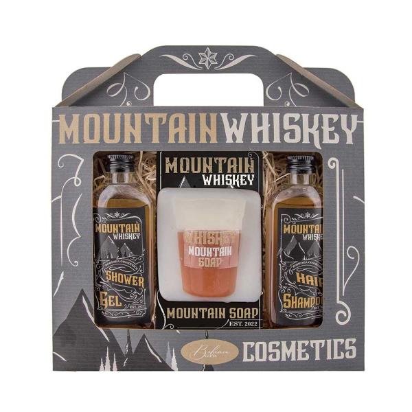 Kosmetický balíček Mountain Whiskey – gel 100 ml, mýdlo 70 g a šampon 100 ml