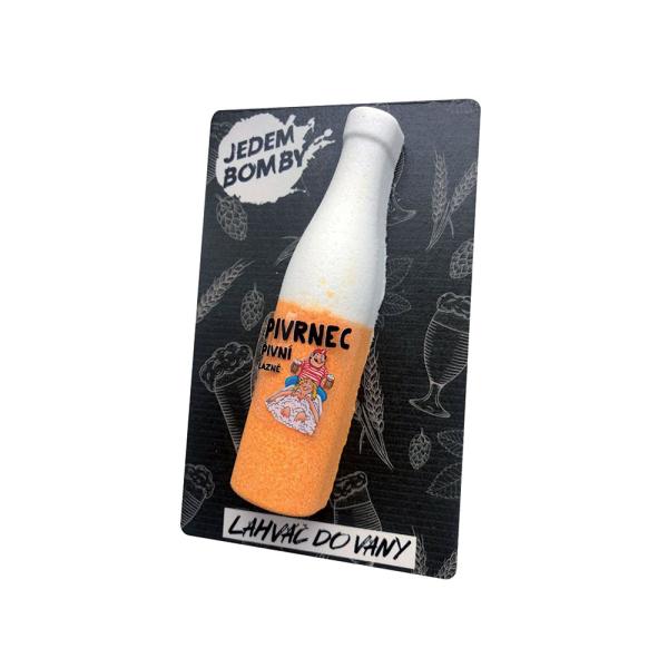 Pivrnec šumivá pěnivá bomba do koupele 80 g – lahváč0