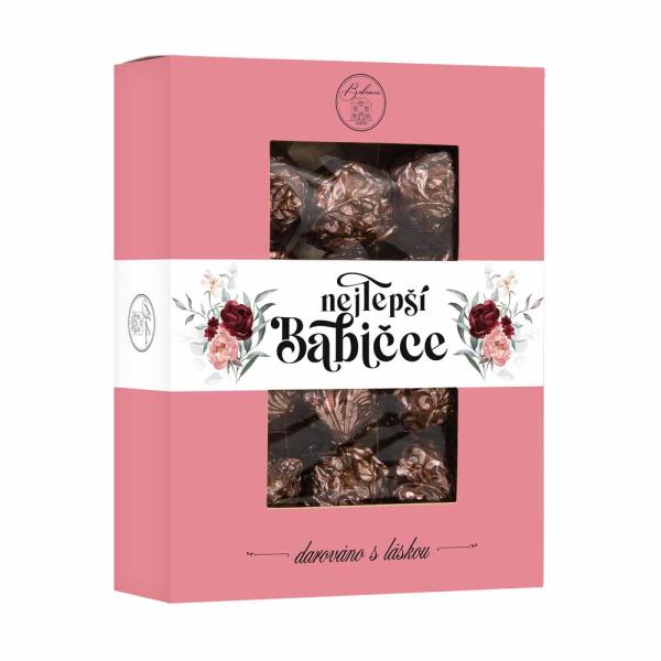 Čokoládové pralinky s ořechem pro babičku 150 g0