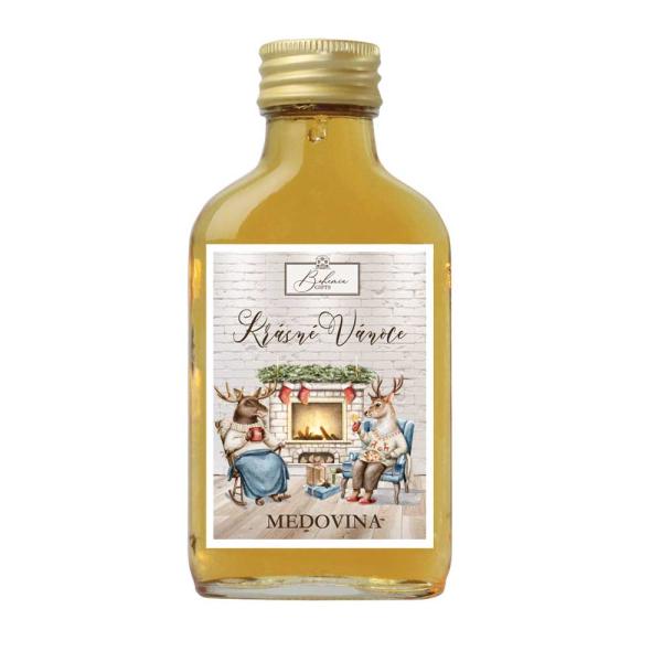 Zlatá medovina 100 ml – Krásné Vánoce0