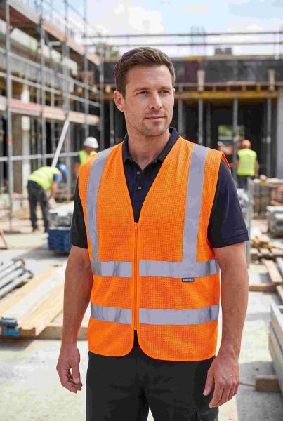 PORTWEST Reflexní vesta MeshAir Band & Brace0