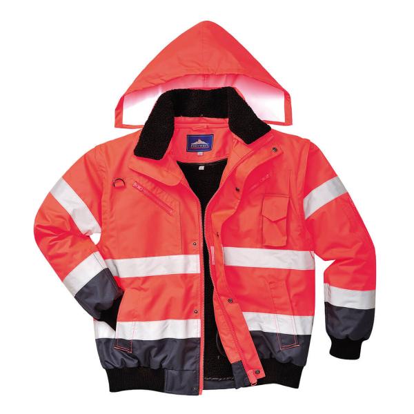 Bunda Bomber Hi-Vis Contrast9