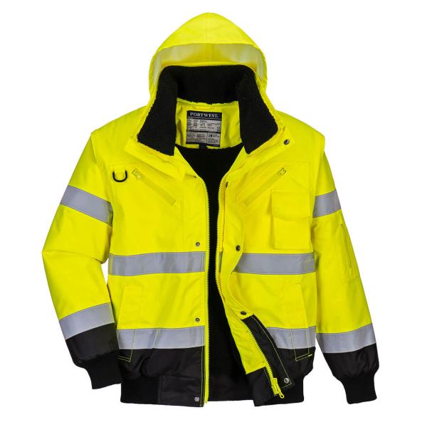 Bunda Bomber Hi-Vis Contrast6