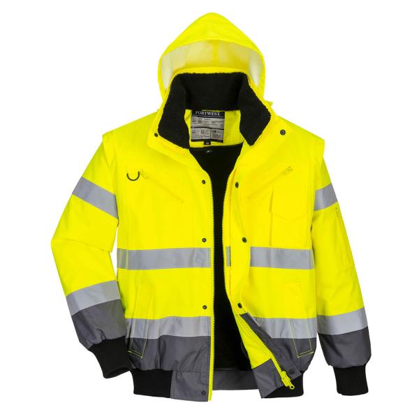 Bunda Bomber Hi-Vis Contrast7