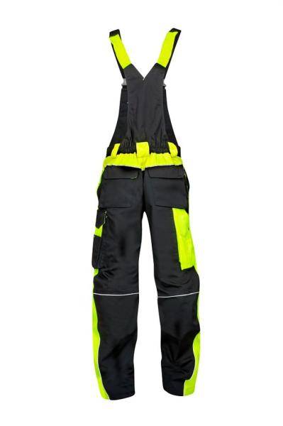 Zimní kalhoty s laclem ARDON®NEON černo-žluté 2