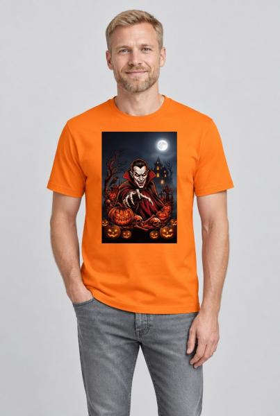 Pánské tričko Halloween upír0