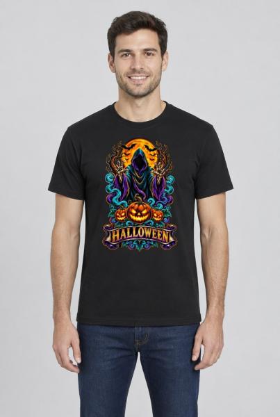 Pánské tričko Halloweenský duch0