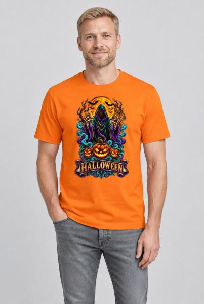 Pánské tričko Halloweenský duch1