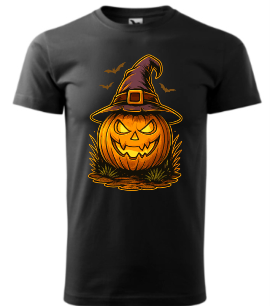 Dětské tričko dýně s kloboukem5