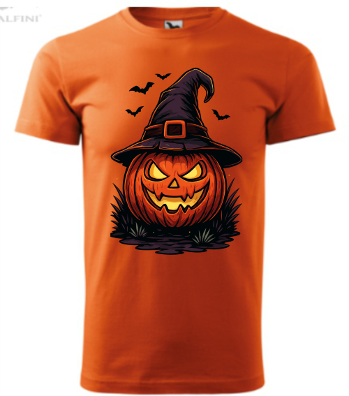 Dětské tričko dýně s kloboukem2