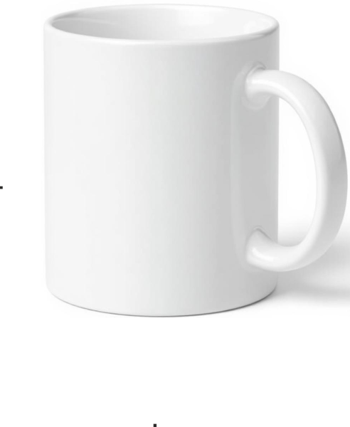 Hrnek keramický bílý 320mm0