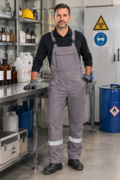 Kalhoty s laclem odolné proti chemikáliím PORTWEST FR 0