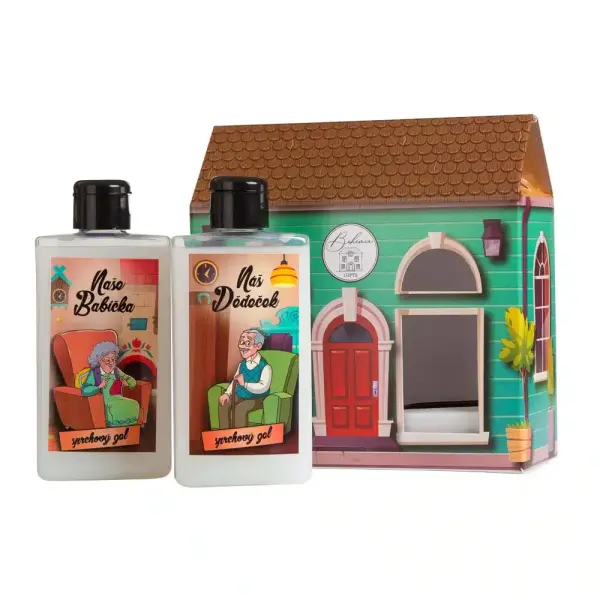 Kosmetický balíček pro Dědečka a Babičku - 2x sprchový gel 200 ml1