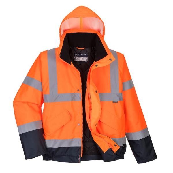 Dvoubarevný Hi-Vis bomber5