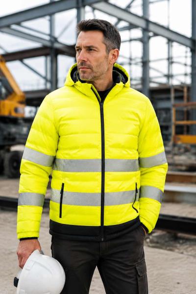 Vyhřívaná reflexní zimní bunda Hi-Vis0