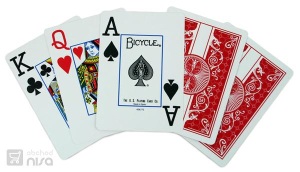 Karty na poker  BICYCLE červené 0