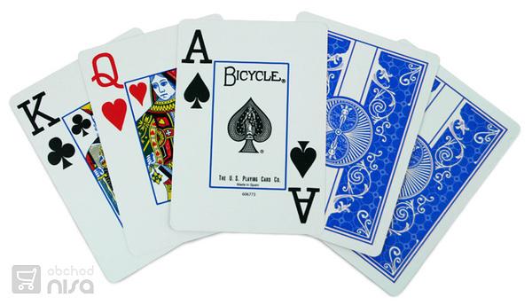 Pokerové karty BICYCLE modré V0
